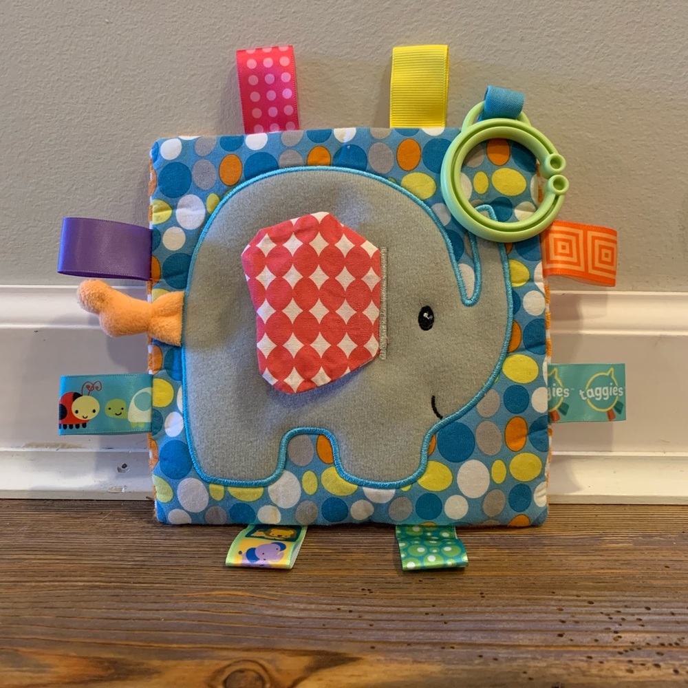 Taggies Elephant Lovey Toy